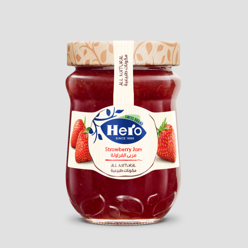 HERO STRAWBERRY JAM 12 X 350 G