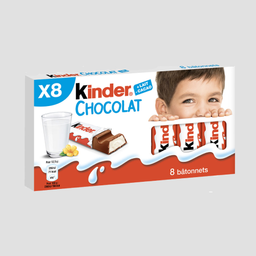 KINDER CHOCOLATE T8x10x8 (100G)